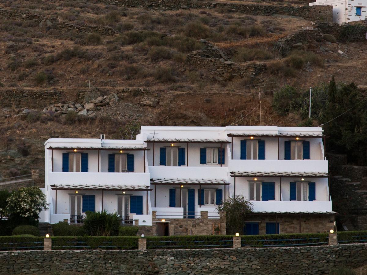 Meltemi Tinos Aparthotel Agios Romanos Exteriör bild
