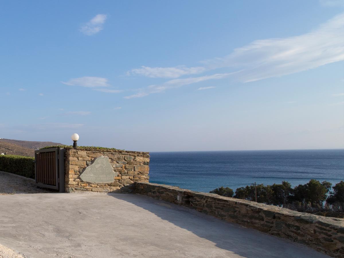Meltemi Tinos Aparthotel Agios Romanos Exteriör bild